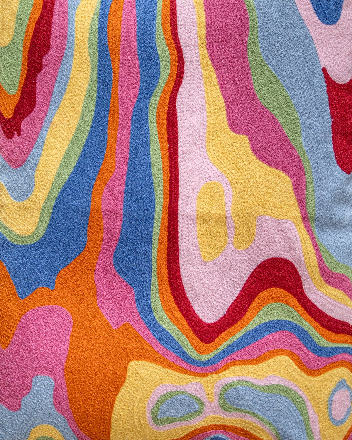 Bellows Organic Cotton Abstract Dog Bed - Image 3