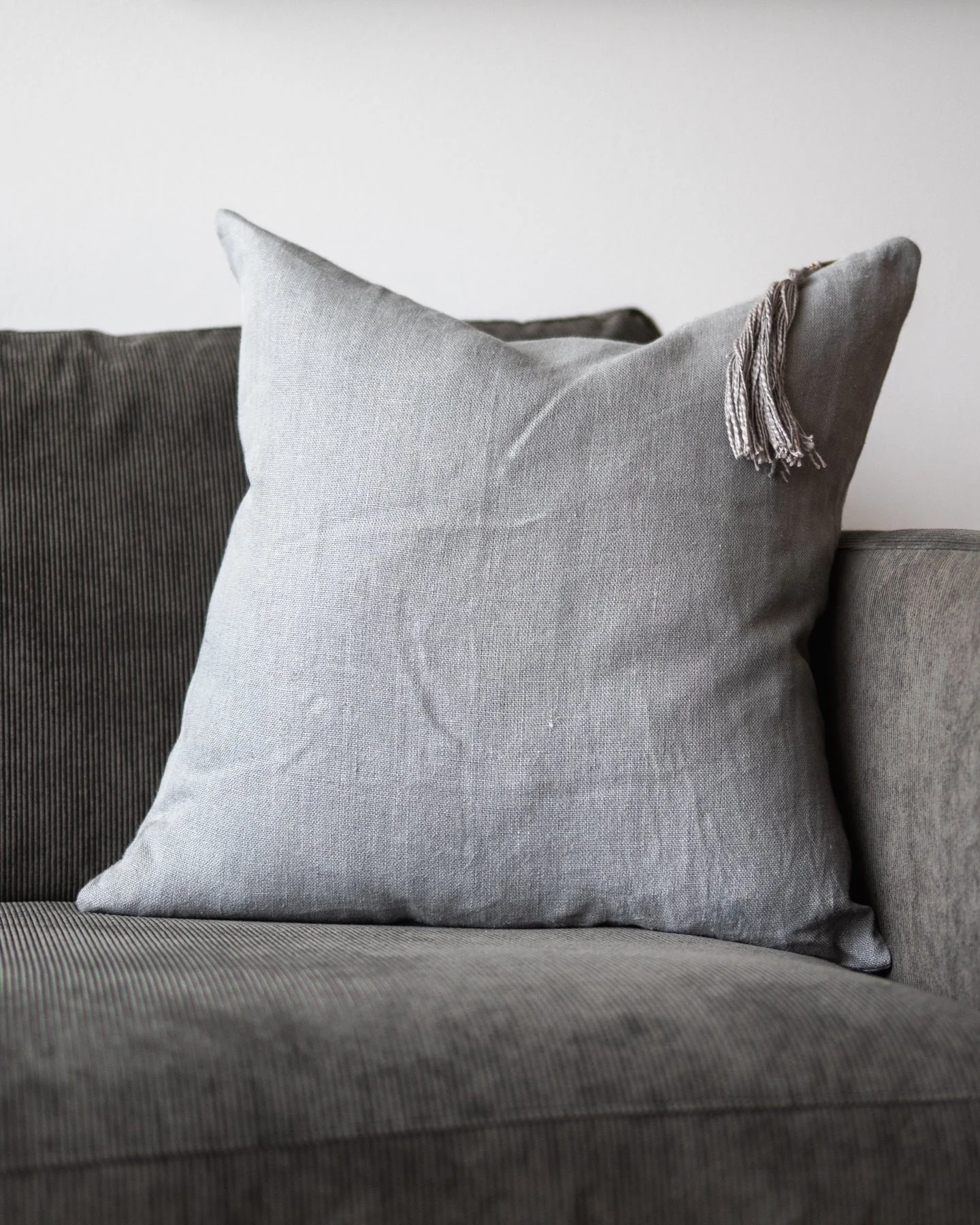 Chiara Organic Linen Throw Pillow - Image 16