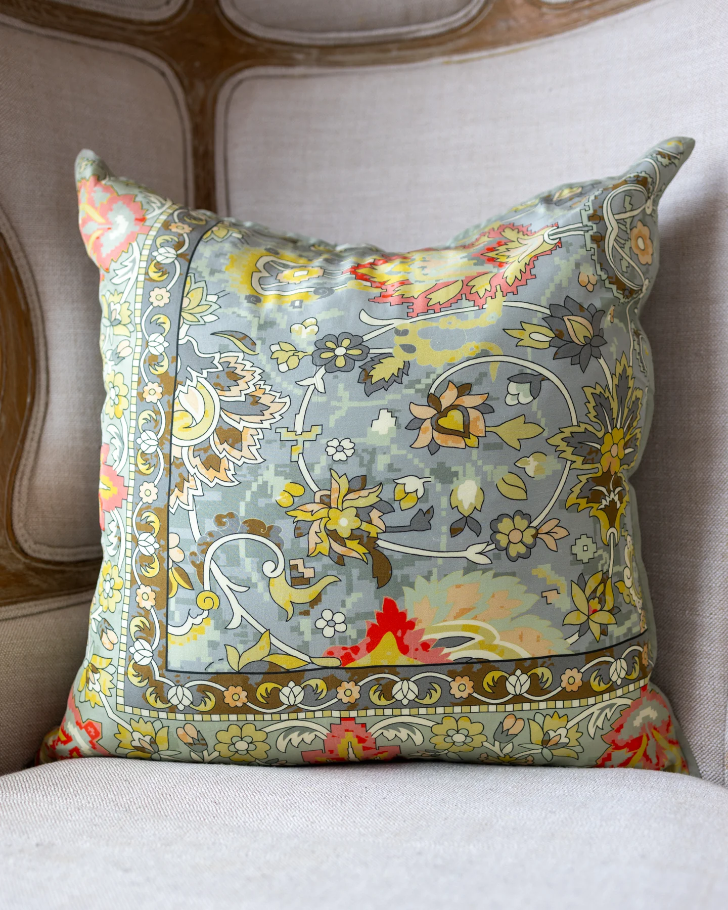 Nora Organic Silk Throw Pillow