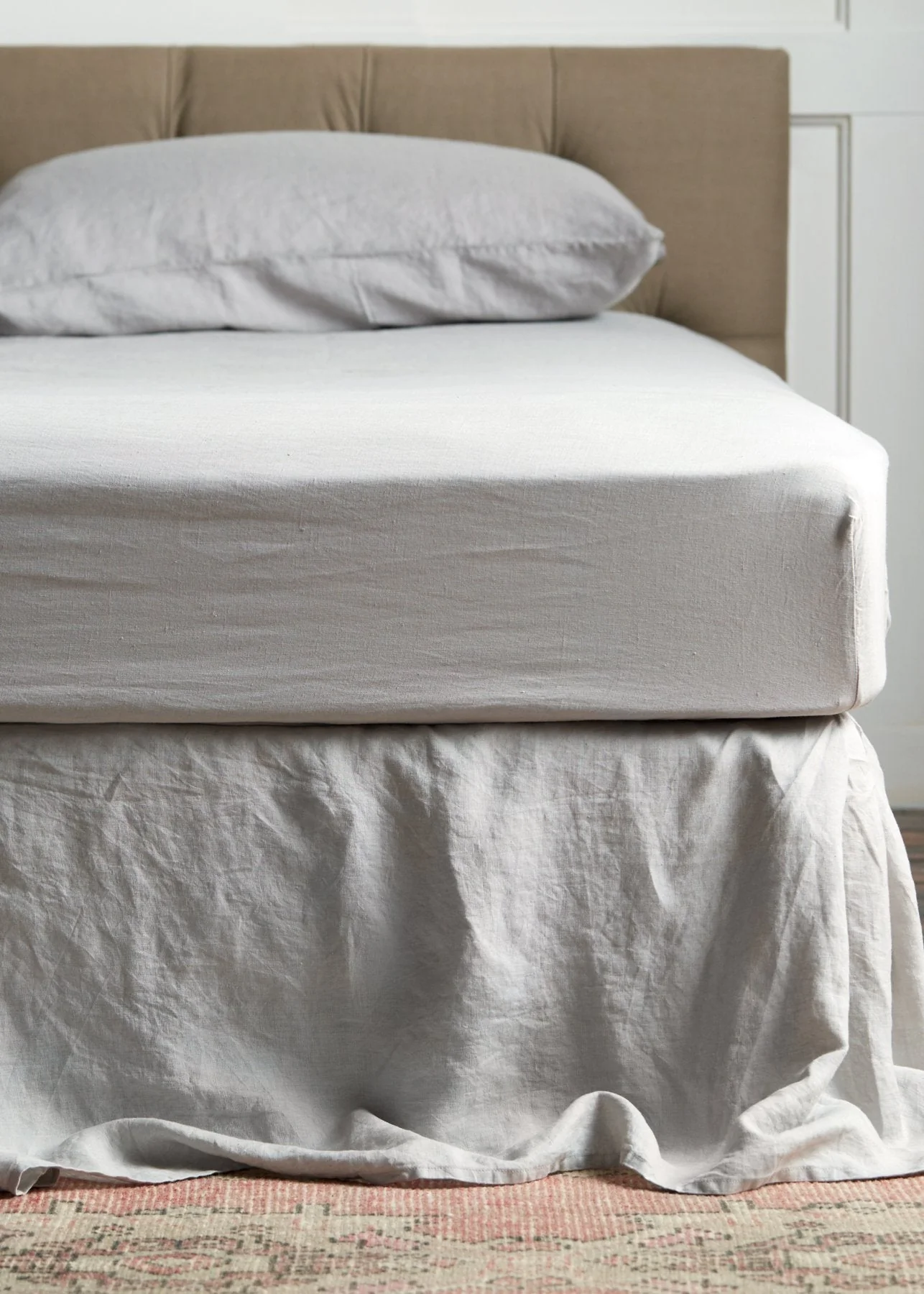 Sofia Organic Belgian Flax Linen Bedding Set with Ties - Image 7