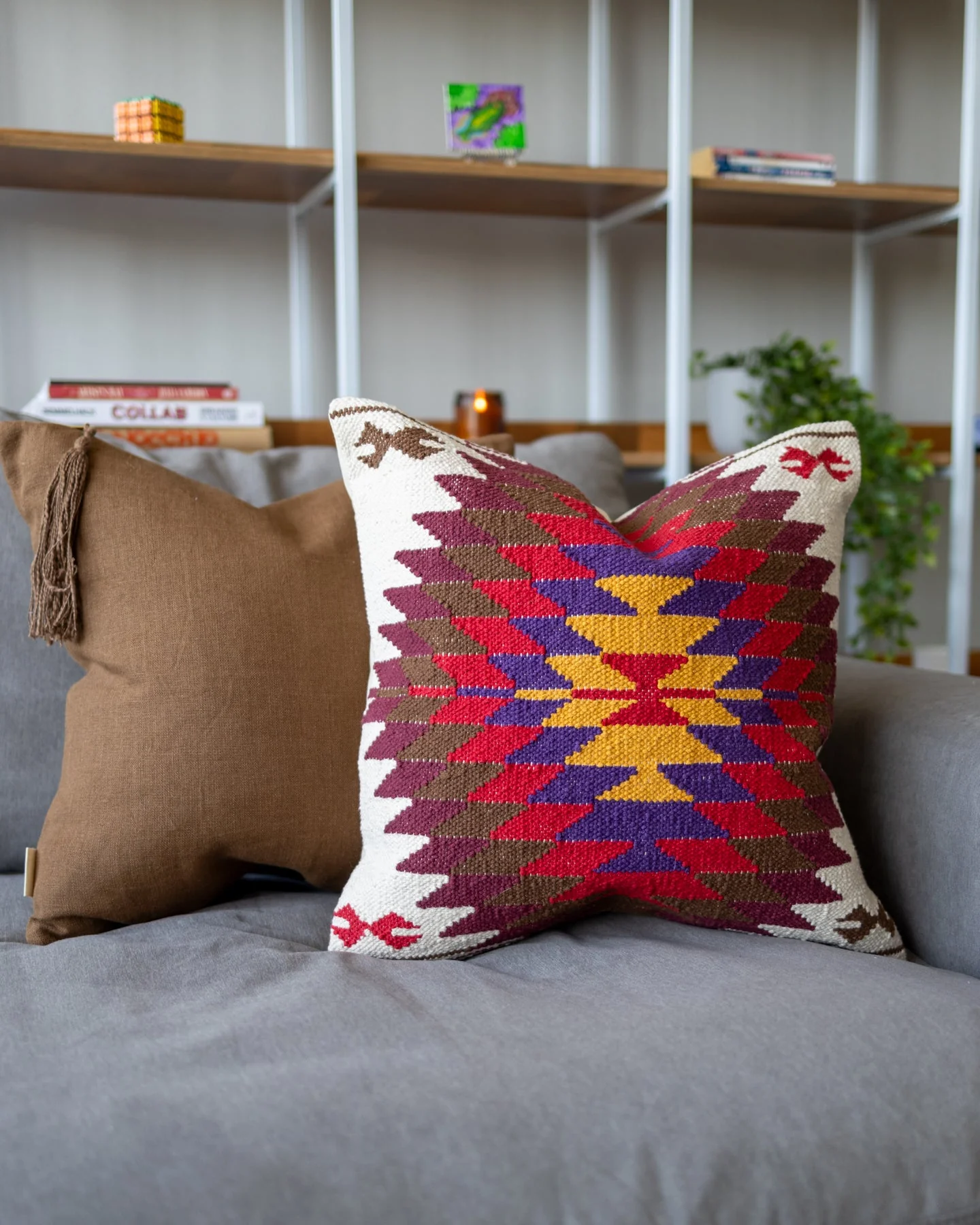 Xyla Organic Cotton Kilim Throw Pillow $100 Today Only - Image 5